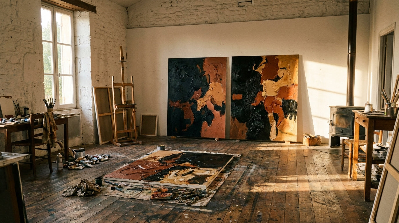 Vue de l'atelier, printemps 2026